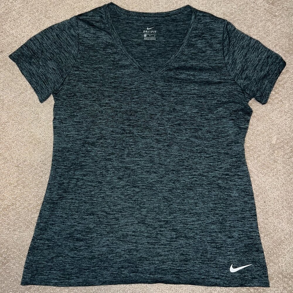 Nike Dark Grey Heathered Dri-Fit Shirt